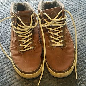 Brown men's vans